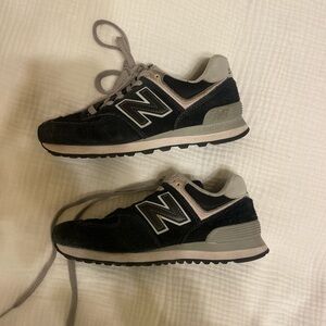 New Balance Black and White Sneakers